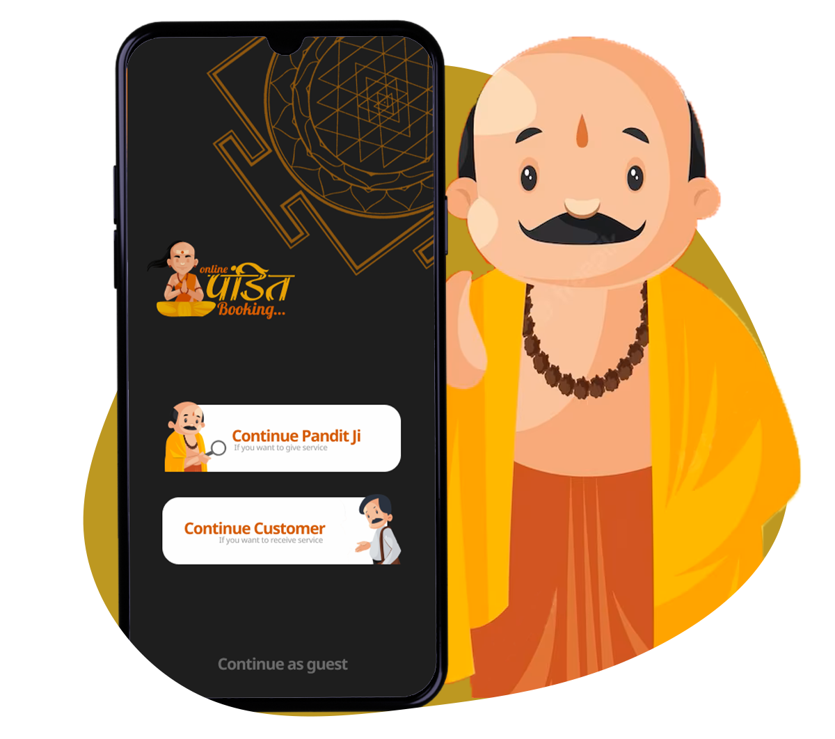Pandit Ji & User App Screens